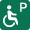 イラスト：障がい者用駐車場