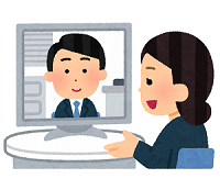 イラスト：オンライン相談