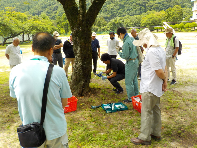 写真：クビアカツヤカミキリ対策講習会の様子2