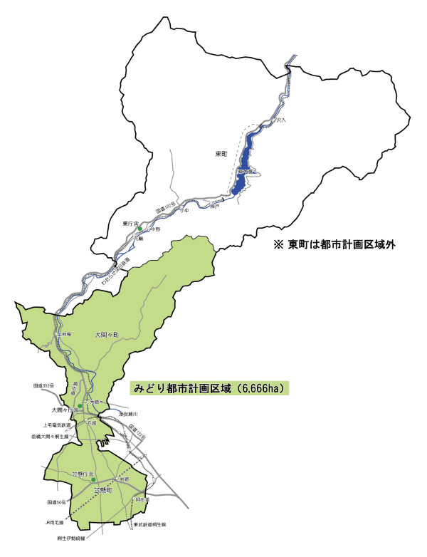 地図：都市計画区域図