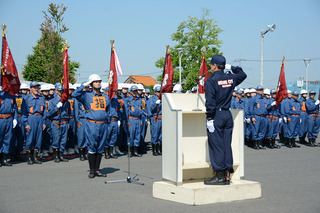 写真：第5回みどり市消防団消防ポンプ操法競技大会2