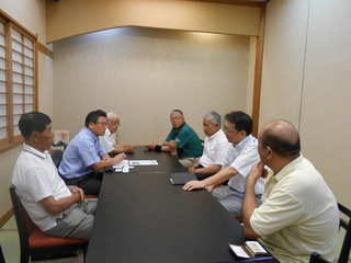 写真：市長と未来トーク（大間々木材組合）