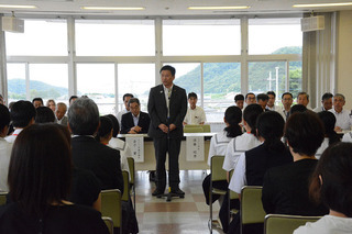 写真：みどり市中学生海外派遣事業結団式