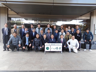 写真：群馬県道路協会桐生支部視察研修