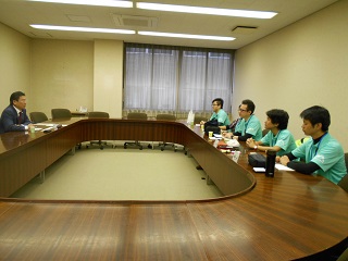 写真：地域おこし協力隊との懇親会