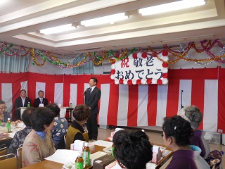 写真：笠懸町第3区敬老祝賀会