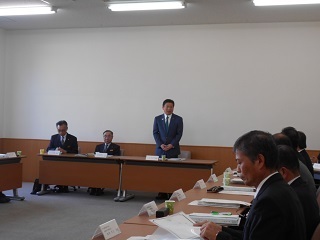 写真：平成30年度第1回みどり市防災会議