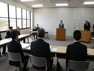 写真：感謝状贈呈式