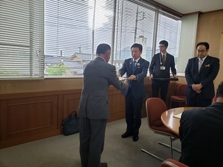 写真：みどり市農漁業災害調査員委嘱式