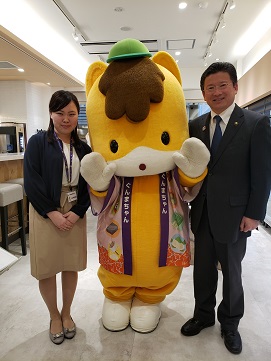 写真：群馬県ぐんま総合情報センター（ぐんまちゃん家）訪問