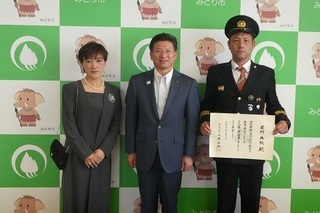 写真：令和元年度群馬県総合表彰受賞者・星野典秋様