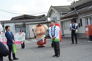 写真：エクスカーション(視察旅行)お出迎え