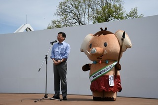 写真：グリーンだよ！全員集合1日目