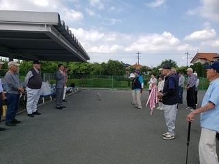 写真：みどり市老人クラブ連合会ゲートボール大会