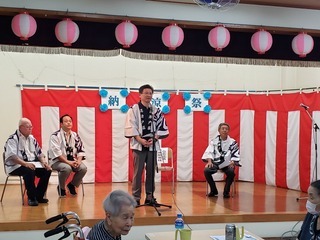 写真：養護老人ホーム高津戸荘納涼祭