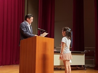 写真：みどり市健康福祉まつり健康標語表彰式