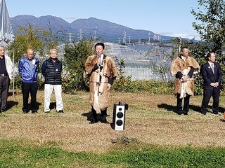 写真：岩宿ムラ収穫まつり開村式（西鹿田中島遺跡