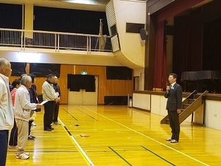 写真：第9回みどり市スポーツウエルネス吹き矢大会