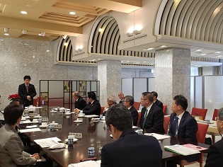 写真：山本群馬県知事との朝食会