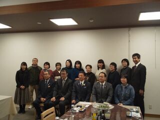 写真：みどり市ろう者協会新年会
