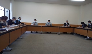 写真：第9回新型コロナウイルス感染症対策本部会議