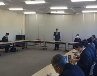 写真：第21回新型コロナウイルス感染症対策本部会議