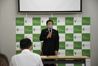 写真：令和2年度第4回みどり市記者会見