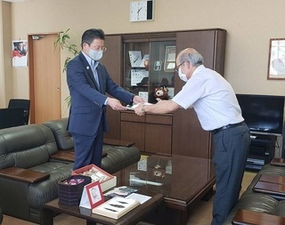 写真：みどり市シルバー人材センター要望書受領