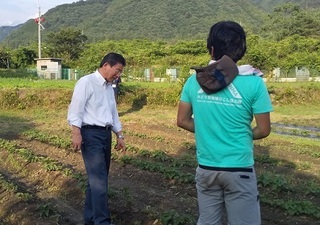 写真：地域おこし協力隊(相場隊員)激励その（7）