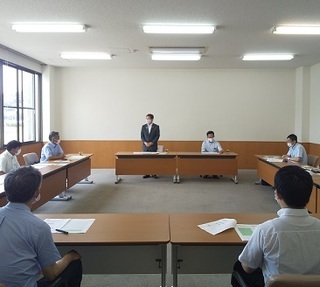 写真：群馬県建築技術センター派遣職員来庁