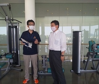 写真：みどり市市民体育館(桐生大学グリーンアリーナ)一部再開