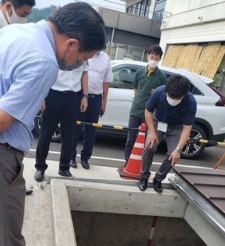 写真：中之条公共施設木質バイオマスボイラー視察