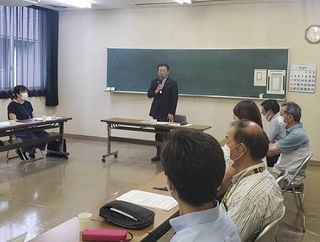 写真：みどり市東町地域ビジョン策定委員会第1回会議