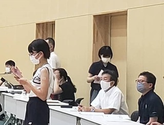 写真：中学校総合体育大会応援