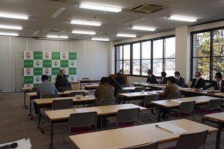 写真：みどり市定例記者会見その（4）「マイナンバーカードの交付促進について」
