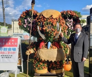 写真：関東菊花大会分散開催
