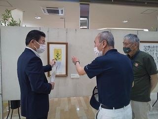 写真：星野富弘・花の詩画展inさくらもーる