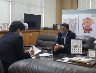 写真：上毛新聞インタビュー