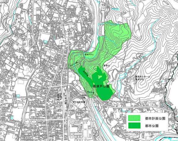 地図：takatsudopark