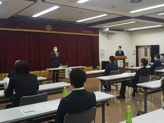 写真：みどり市商工会青年部通常総会に出席