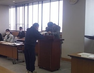 写真：東町農事支部長及び大間々町農業連絡員委嘱状交付式