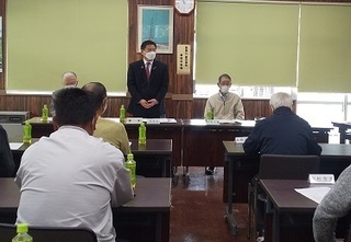 写真：大間々用水土地改良区理事会