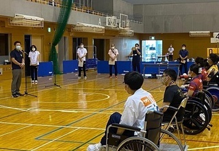 写真：第39回県民スポーツ祭群馬県障害者スポーツ大会2022ボッチャ競技