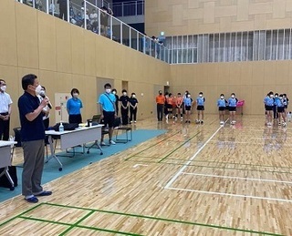 写真：令和4年度桐生市・みどり市中学校総合体育大会応援