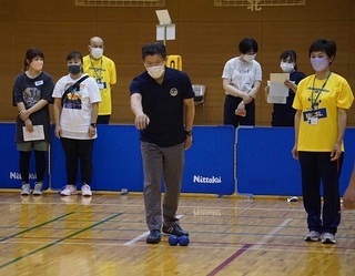 写真：令和4年度みどり市PTA連合会ボッチャ大会