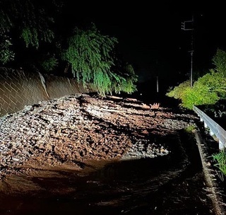 写真：大雨により市北部で被害が発生しました