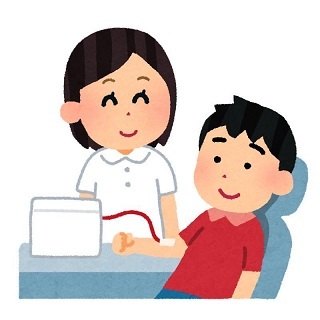 イラスト：献血に皆様の温かいご協力を