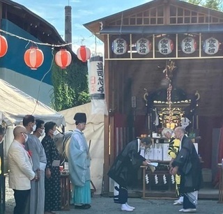 写真：大間々祇園祭手打ち式