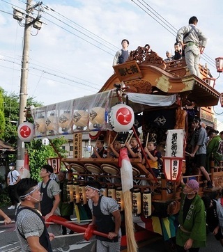 写真：大間々祇園祭本祭り神輿渡御