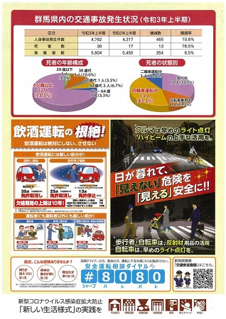 ポスター：交通安全功労者等の表彰について
